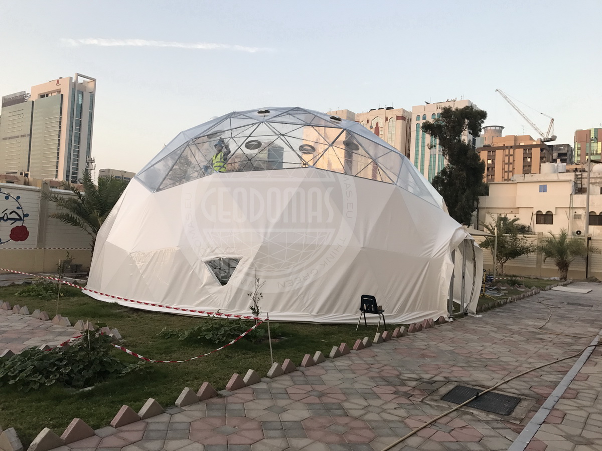 Biodome Ø12m Inside a Aishah Bint Abi Baker School | UAE, Abu Dhabi