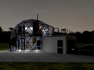 183m2 КОМПЛЕКТ ПОКРЫТИЯ Ø11m 95m2 F3 H7,2m