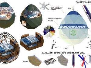 7m2 КРИСТАЛ Ø3m H4m | КОМПЛЕКТ СПАЛЬНИ