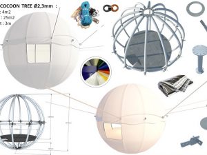 4m2 КОКОН Ø2,3m H4m | БАЗОВЫЙ КОМПЛЕКТ