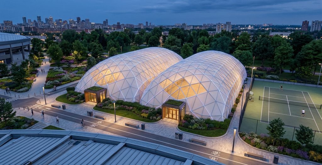 648m2 ТЕННИСНЫЙ КОРТ 36x18x7,5m · 7