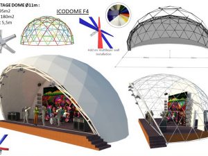 50m2 СЦЕНА-ЭСТРАДА Ø11m ICO F4 H5,5m