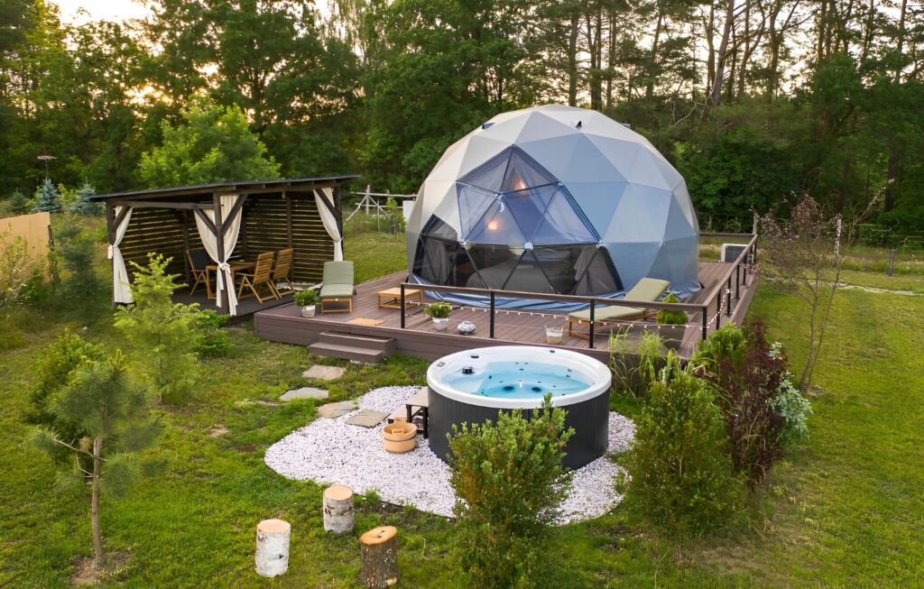 GLAMP 35  Ø6,7m ▪︎ 35m² | КРУГЛЫЙ ГОД