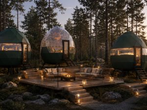 Капсулы на деревьях и POD Premium ▪ Круглогодичные ▪ Глэмпинг